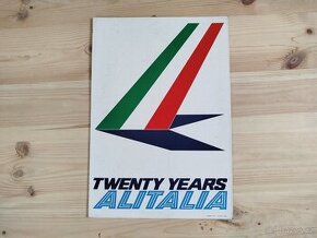 Reklamní cedule Alitalia