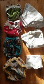 Svrchní kalhoty + vkládačky Petit lulu a Bamboolik