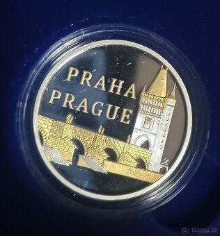 investiční stříbrné mince 4ks - Pražské motivy