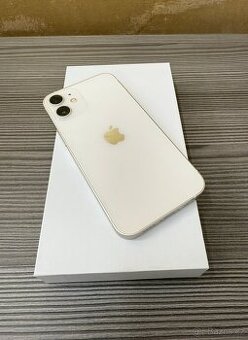 Apple iPhone 12 mini 128GB bílá, baterie 100%