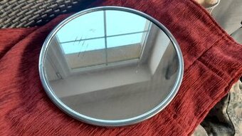 Zrcadlový kulatý tác - podnos