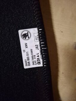 textilní koberečky škoda fabia