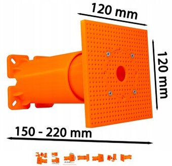 Zateplení krabice pro uchycení světla, kamery na fasádu