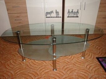 Prodám skleněný stůl