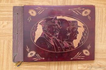 Retro dřevěné fotoalbum 1918 – 1938, 1. republika