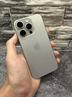 iPhone 15 Pro 256GB Natural Titanium, baterie 86%