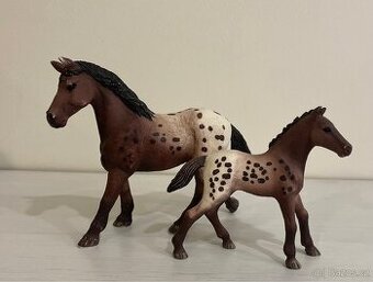 Schleich klisna a hříbě appaloosa