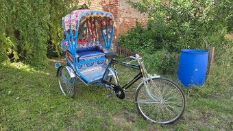 Unikátní indická cyklorikša NEElam (HEAVY Duty) - k dispozic