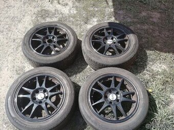 Pneumatiky KO.Sada ALU kol 5x112 16 DOtz ALU kola v pořádku