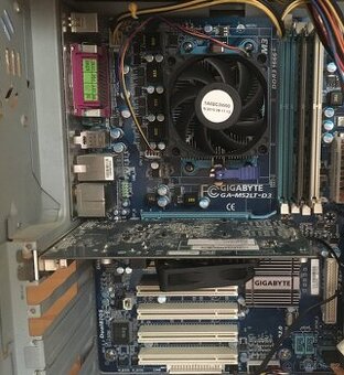 Základní deska Gigabyte M52LT-D3 + Radeon hd7350 + zdroj