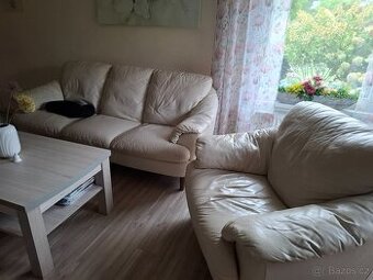 Kožená sedací souprava