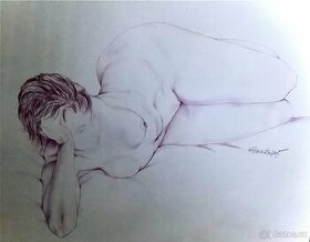 Kresby / akty /