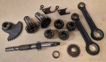 Jawa 350/638,639 - díly převodovky, motoru