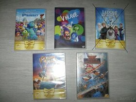 DVD Disney - Příšerky, V hlavě, Zvonilka, Letadla