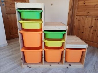 Police Trofast s uloznymi boxy - 1