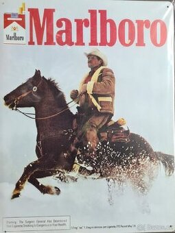 Kovová cedule 40x30 VELKÁ-MARLBORO 3