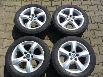 ALU KOLA ŠKODA ANTARES 5x100 ,FÁBIA I,II,ROOMSTER 195/55R15