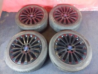 ALU disky Ford 5x108 R17 s letními pneu 215/55 R17