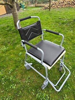Toaletni invalidni kreslo s kolecky - 1