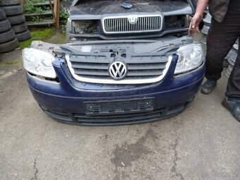 VW Caddy III přední nárazník, světla, maska ,chladičovka