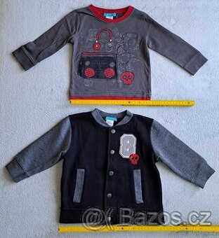 Prodám dětské tričko a kabátek zn. JACK and JILL