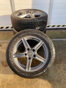 ALU sada se zimními pneu Dunlop 4x6mm 205/55R16 5x114,3