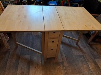 Ikea stůl se sklopnými deskami Norden bříza