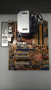 ASUS P5K + Intel® Core™2 Duo Processor E8200 + RAM + CHLADIČ