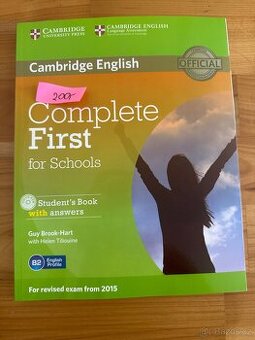 Cambridge English complete the first for schools