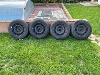 Sada kol R15, 4x108 + zimní pneu Continental - 195/65 R15 - 1