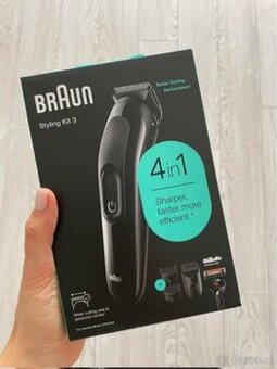 Braun Zastrihovac Styling Kit 3 4v1 tip na darek