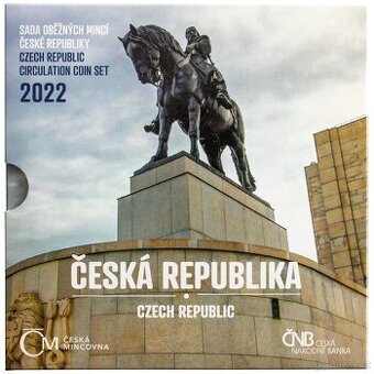 Sběratelská sada oběžných mincí Česká republika rok 2022