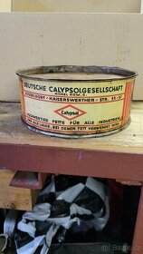 Plechovka od maziva Deutsche Calypsolgesellschaft