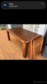 Zahradní stůl, nábytek
