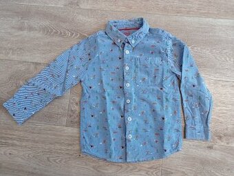 Chlapecká vánoční košile F&F, vel. 4-5 let