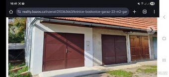 Pronajmu garaz s pozemkem a pudou v Kninicich u Boskovic - 1