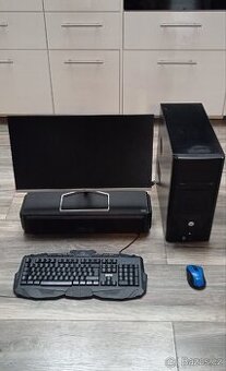 PC + klávesnice + myš + HP monitor + repro - WIN 11 PRO