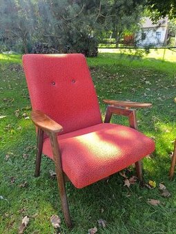 Retro křeslo ing. arch. Jaroslava Šmídka