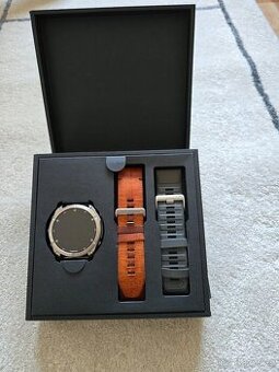 garmin fenix 8 51mm amoled exclusive titanium graphite brown