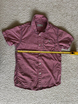 Chlapecká košile s krátkým rukávem vel.128cm zn.ZARA