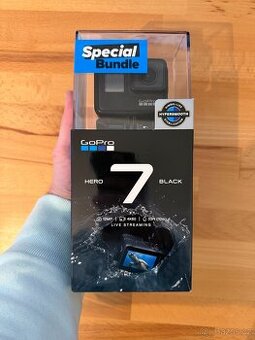 GoPro HERO 7 Black + 4 baterie + příslušenství + SD karta