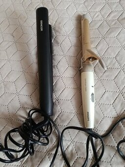 Žehlička a kulma na vlasy