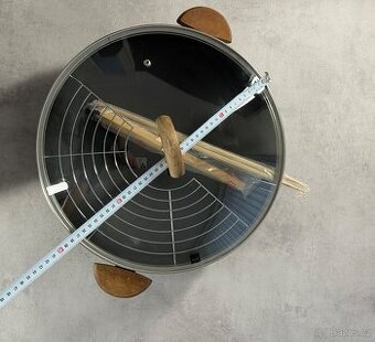 KELA Wok litinový 36 cm s příslušenstvím sada 5 ks