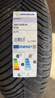 MICHELIN 205/55/R19 97H XL  ZIMNÍ NOVÁ SADA