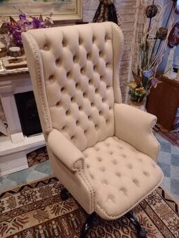 Kancelářské křeslo chestrfield - 1