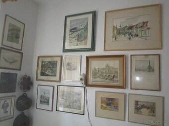 staré obrazy-pozůstalost-levně