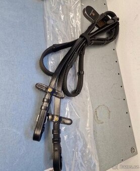 EQUESTRO gumové otěže se zarážkami. top stav, full