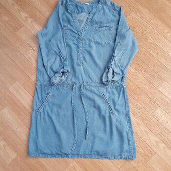 ODLEHČENÉ DŽÍNOVÉ ŠATY VEL 40 ZN. PROMOD