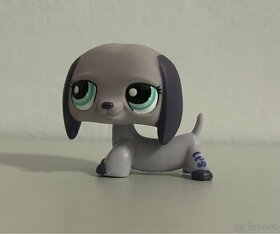 LPS Littlest Pet Shop modrý pes jezevčík - 1