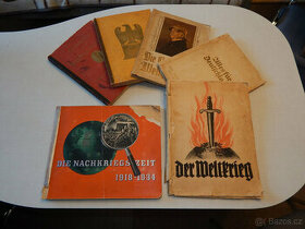 Cigaretové alba - velký konvolut, Hitler, NSDAP, Wehrmacht,